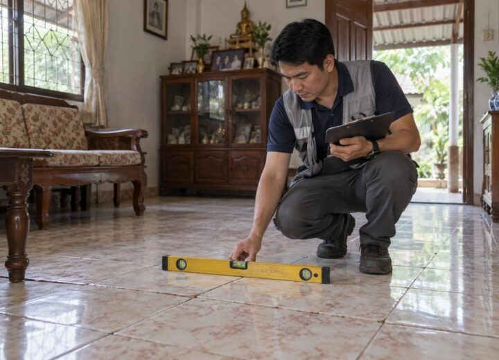พื้นบ้านมือสองลาดหรือยวบ: แยกอาการที่ควรบันทึกก่อนตัดสินใจซื้อ