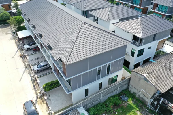 ภาพมุมสูงตัวอย่างบ้านที่เคยตรวจ 114