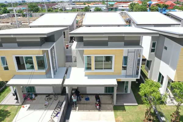 ภาพมุมสูงตัวอย่างบ้านที่เคยตรวจ 117
