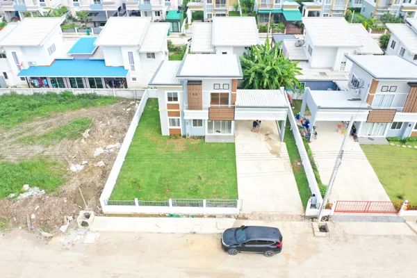ภาพมุมสูงตัวอย่างบ้านที่เคยตรวจ 129
