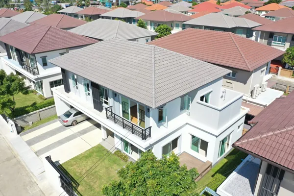 ภาพมุมสูงตัวอย่างบ้านที่เคยตรวจ 131