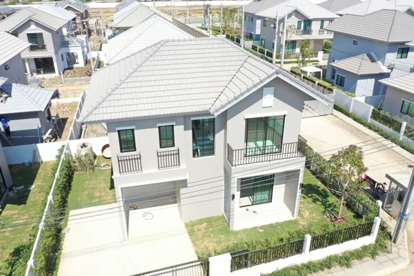 ภาพมุมสูงตัวอย่างบ้านที่เคยตรวจ 144