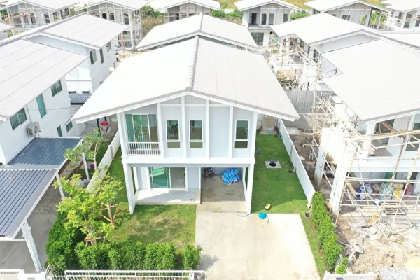 ภาพมุมสูงตัวอย่างบ้านที่เคยตรวจ 150