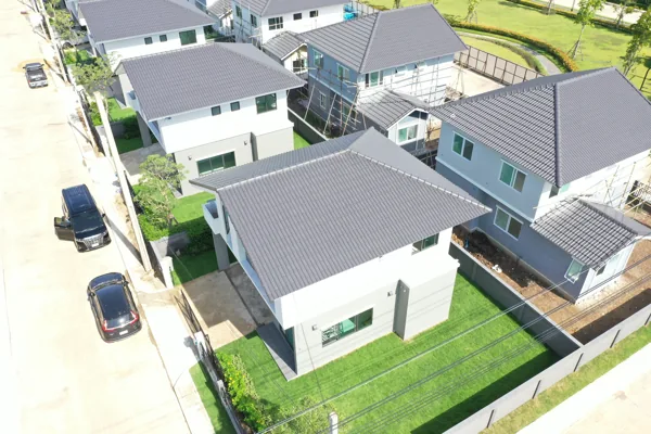 ภาพมุมสูงตัวอย่างบ้านที่เคยตรวจ 159