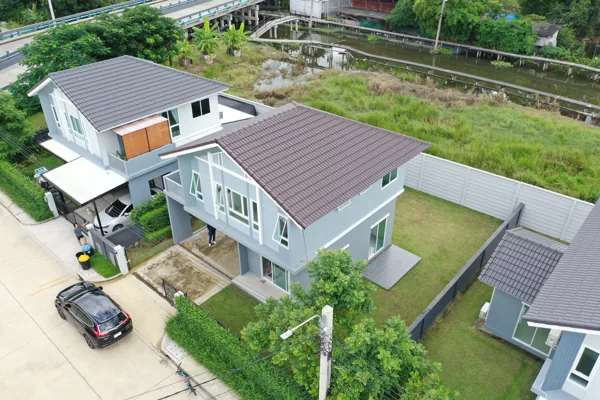 ภาพมุมสูงตัวอย่างบ้านที่เคยตรวจ 170