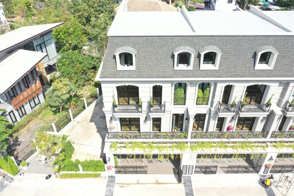 ภาพมุมสูงตัวอย่างบ้านที่เคยตรวจ 173
